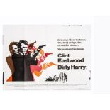 Dirty Harry (1971) UK Quad poster, this the first release version for the debut in the series of