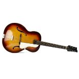 Archtop Acoustic Guitar, a possible Framus archtop acoustic guitar (no labels/logos) generally