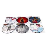 David Bowie Picture Discs, six picture disc singles from the 40th Anniversary 'star sticker' issue