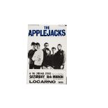 The Applejacks Concert Poster, Poster for a gig at the Swindon Locarno, 18th March 1967, unusually