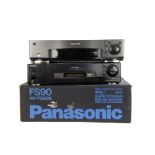 DVD Recorders, Sony video cassette recorder SLV -E70, Panasonic Nicam NV-HS900 and a Panasonic NV-