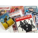 James Bond Books plus, a collection of approximately fifteen books including hard backed novels,