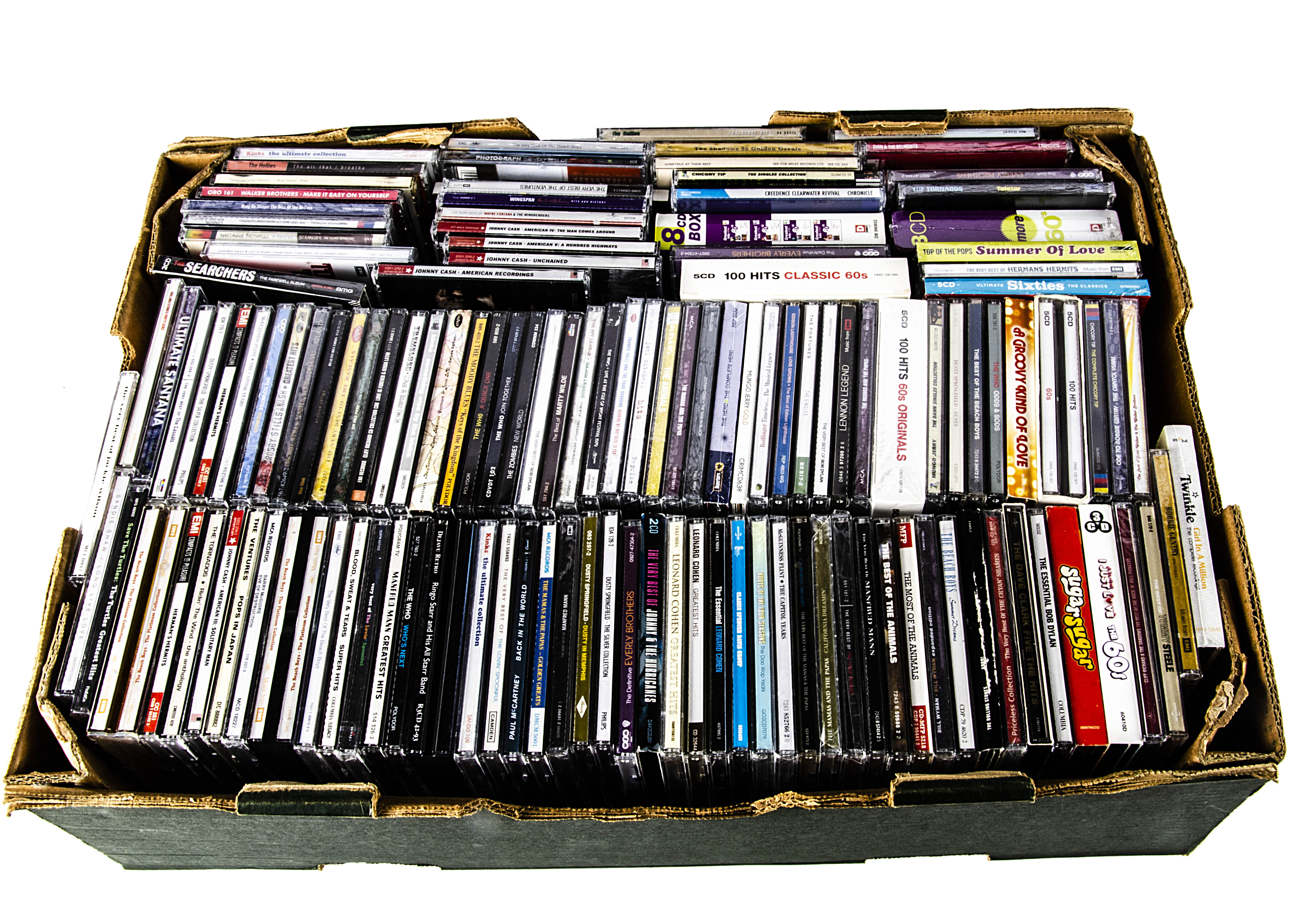 Sixties CDs / Box Sets, approximately one hundred and twenty CDs and twelve Box Sets of mainly