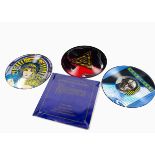 Hawkwind LP Set, Approved History of Hawkwind - Triple Picture Disc Set in Poly Folder with