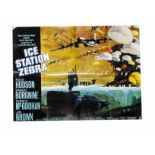 Ice Station Zebra (1968) UK Quad poster, for the film based on the Alastair MacLean novel starring