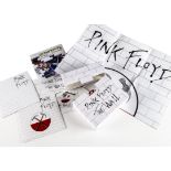 Pink Floyd Box Set, The Wall - three * 7" Single Box Set with Poster, Adaptor and outer card - small