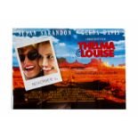 Ten UK Quad posters mostly 1980s-1990s, including Thelma And Louise, Firepower, Escape From