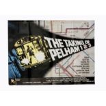 The Taking Of Pelham 1-2-3 (1974) UK Quad poster, with a poster design incorporating a map of the