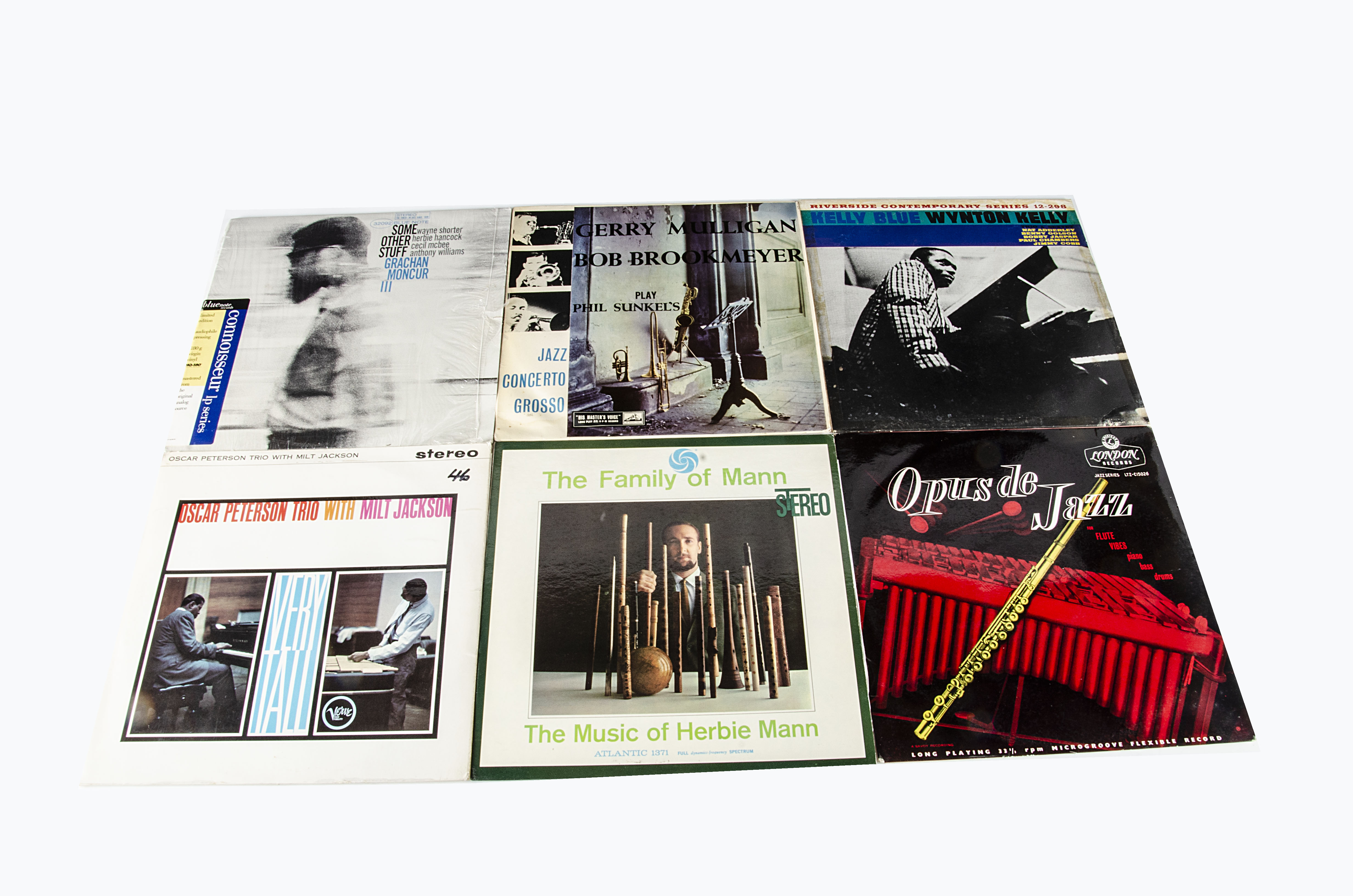 Jazz LPs, approximately one hundred and sixty albums of mainly Jazz with artists including Gerry