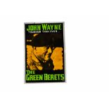 The Green Berets (1968) UK Double-Crown poster, this a scarce John Wayne poster variant for this