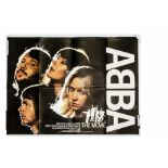 ABBA The Movie (1977) UK Quad poster, the poster with a couple of minor edge creases but overall