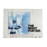 The Night Porter (1974) UK Quad poster, for the film starring Dirk Bogarde and Charlotte Rampling. A