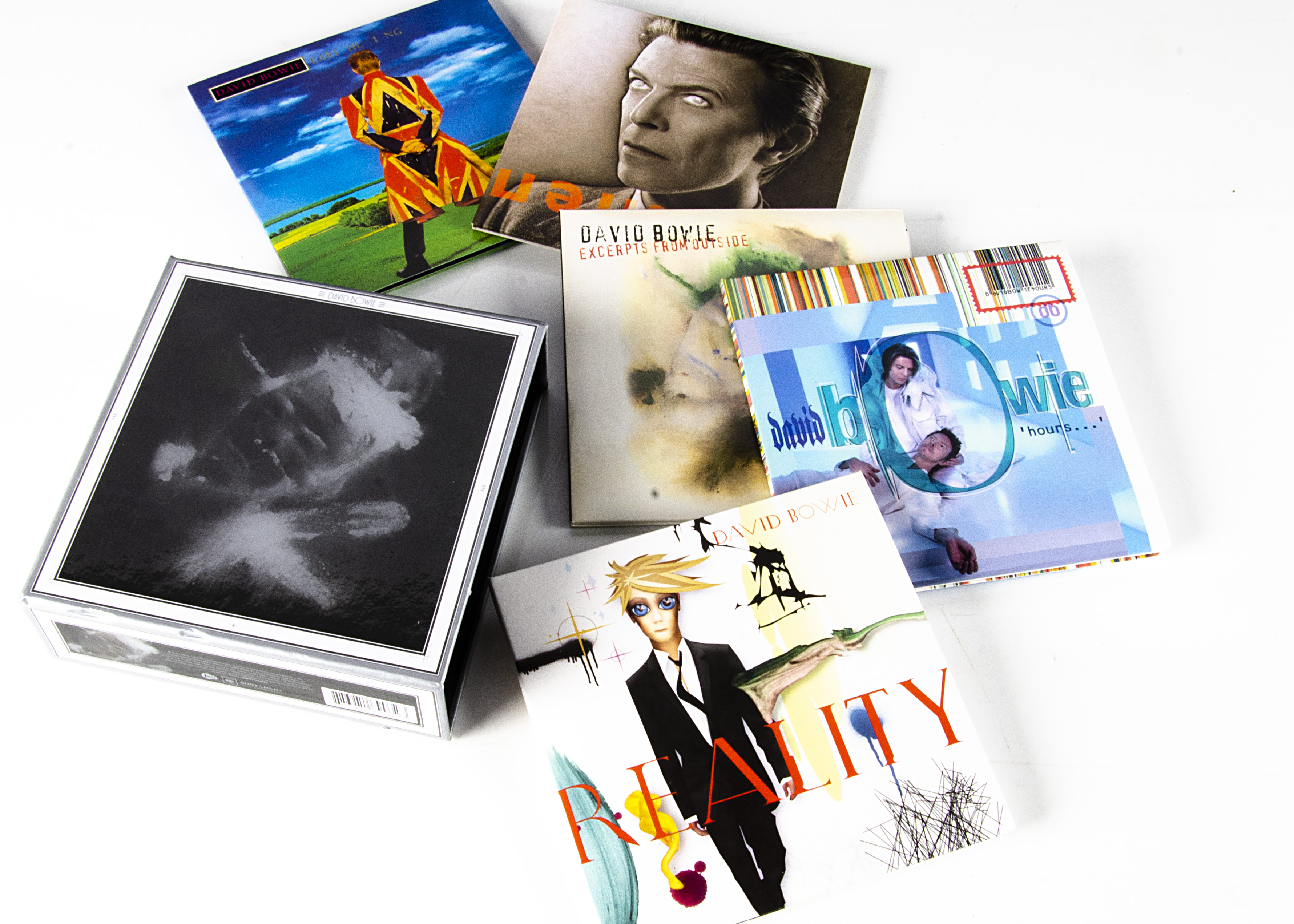 David Bowie Box Set, Outside / Earthling / Hours / Heathen / Reality - 10 CD Box Set released 2004