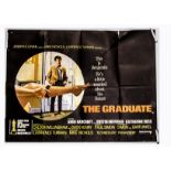 The Graduate (1968) UK Quad poster, this being the first release pre-Oscars "X" rated version.