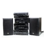 Technics Stack System, complete system includes Turntable SL-J110R, Tuner ST-X302L, Amplifier SU-