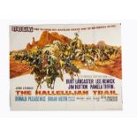 The Hallelujah Trail (1965) UK Quad poster, for this comedy western with dramatic poster art by