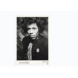 Jimi Hendrix / Gered Mankowitz, a signed and limited edition print of an iconic Mankowitz photograph