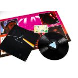 Pink Floyd LP, Dark Side of the Moon LP - UK 1973 First Press with Solid Blue Triangle Labels -