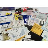 Concert Tickets, approximately thirty tickets of various genres with artists including The Who,