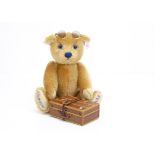 A Steiff limited edition Travelling bear, exclusive for Germany, Belgium, France and the
