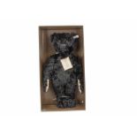 A Steiff limited edition British Collector's 1912 Replica black Teddy Bear, 2153 of 3000, in