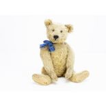 Andy' a Steiff teddy bear circa 1920, with golden mohair, brown backed glass eyes, pronounced