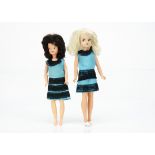 A Pedigree New Look Sindy 1968, with long side parted blonde hair, back of head marked Made in
