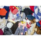 A quantity of Sindy clothes, including Duffle Coat, Lunch Date, Winter Holiday coat, Frosty