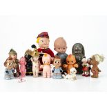 Kewpie and googly eyed dolls, a Mabel Lucie Attwell Palitoy celluloid doll with jointed arms --9 ½