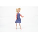 A Pedigree Sindy's friend June circa 1971, with blonde hair, back stamped Made in Hong Kong and
