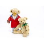 A Merrythought limited edition Bedtime Cheeky teddy bear, and another Merrythought teddy bear --