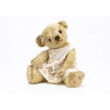 'Maisie Mouse' a Dean's Rag Book Co Ltd mouse-eared teddy bear 1930/50s, with light golden mohair,