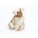 A Steiff limited edition Muzzle Bear 1908, white, 1529 of 6000, in original box with plastic lid and