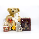 Steiff yellow tagged teddy bears, a 1906 Classic Teddy Bear --20in. (51cm.) high; a Richard Steiff