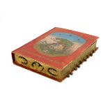 The Speaking Picture Book by Theodor Brand 1880s, 18th edition, red covered cardboard book box
