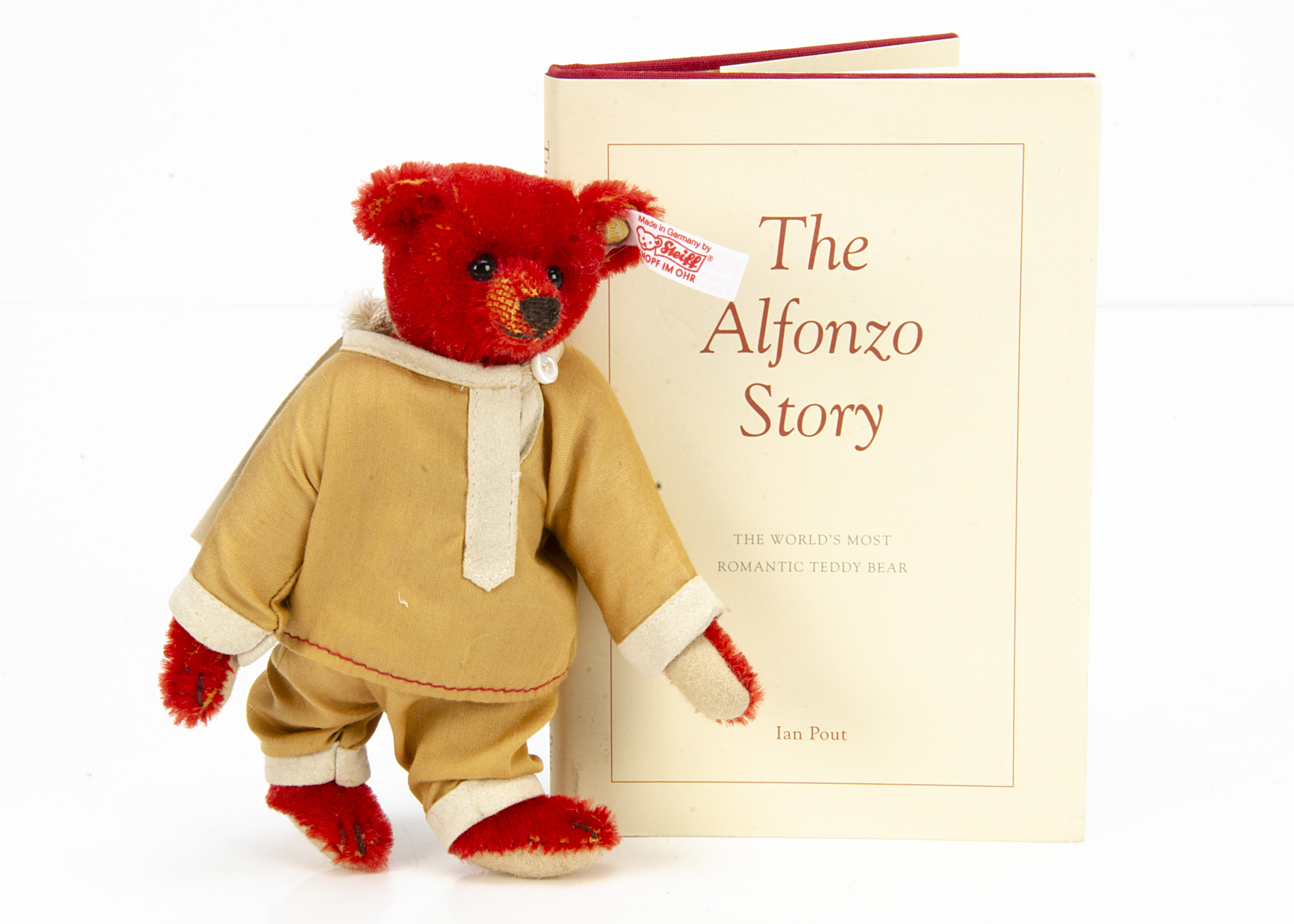 A Steiff limited edition Pocket Alfonzo 2012, for Teddy Bears of Witney, 244 of 1908 (no box or