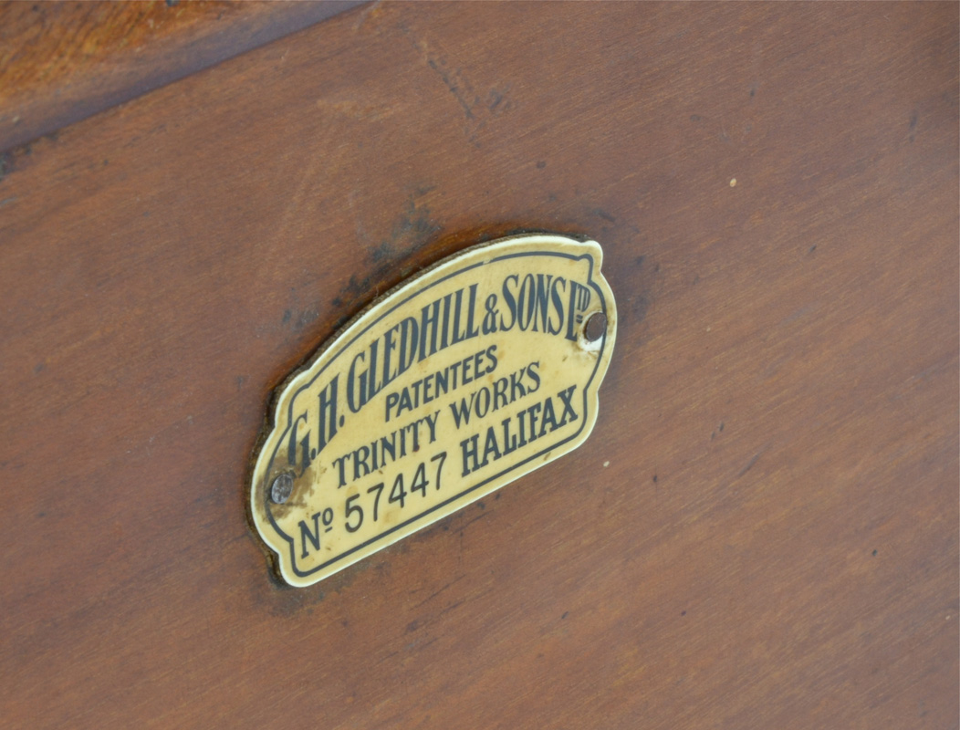 An early 20th Century G.H. Gledhill & Sons till, patent no.57447 Trinity Works Halifax, 22cm x - Image 3 of 3