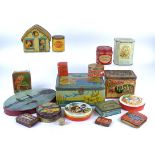 A small quantity of early 20th Century collectable tins, including a 'Walters' Palm Toffee' and '