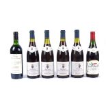 Six bottles of vintage French wine, consisting of four bottles of 1988 Hautes-Côtes de Beaune