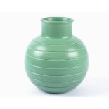 A Keith Murray for Wedgwood Pottery Bomb Vase, in 'Matt Green' glaze finish, bearing impressed marks