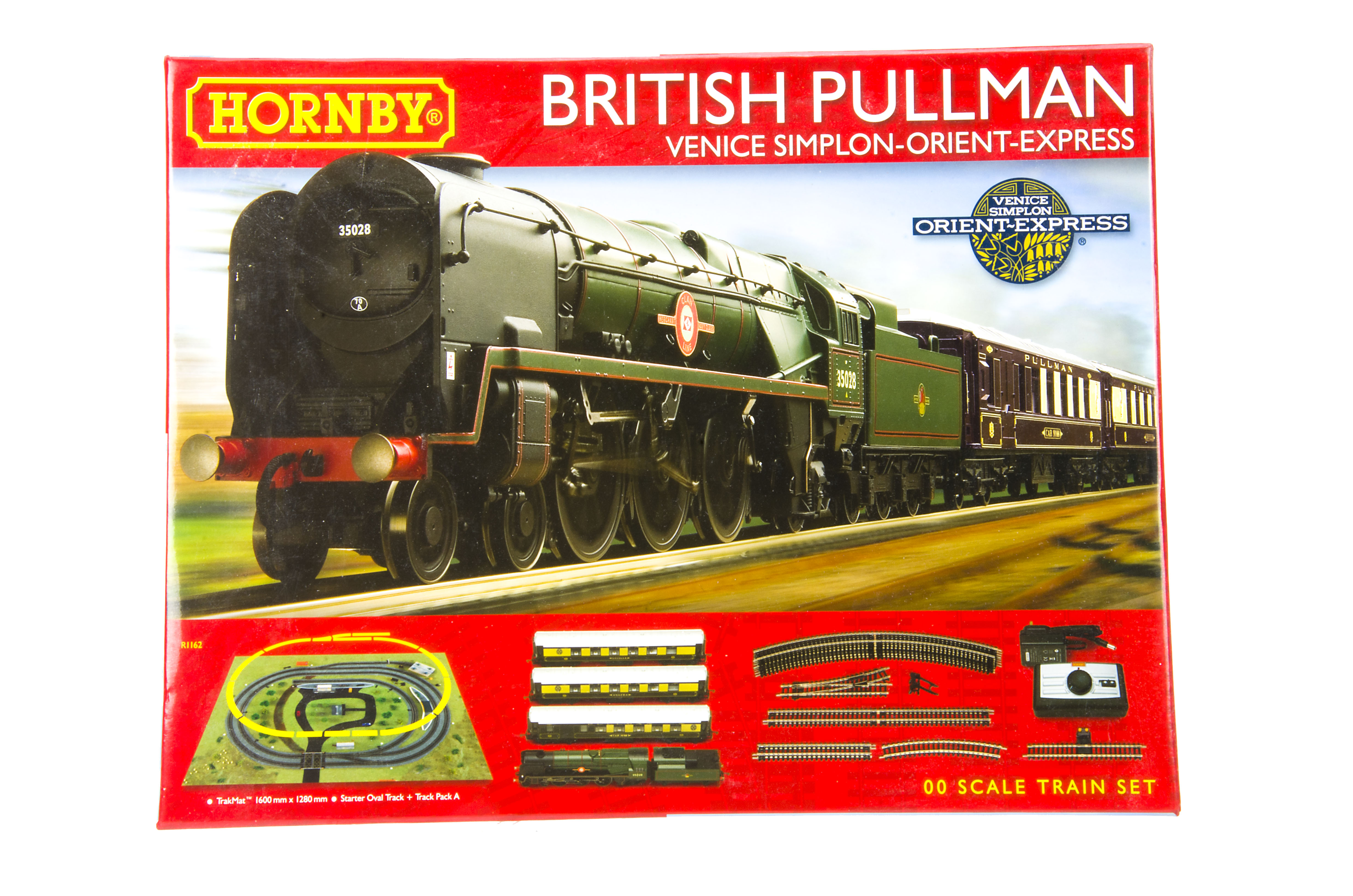 Hornby 00 Gauge R1162 British Pullman Venice -Simplon Orient Express Train Set comprising rebuilt