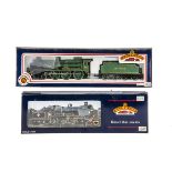 Bachmann 00 Gauge SR green Locomotives and Tenders, 32-153 2-6-0 N Class 1824 and 31-401 4-6-0