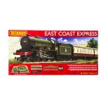 Hornby 00 Gauge R1214 East Coast Express Train Set, comprising BR green 'West Ham United' and