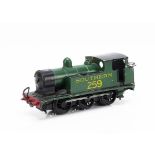 A Leeds 0 Gauge 3-rail Post-war 'Standard' 0-6-0 Tank Locomotive, in SR green as no 259, with