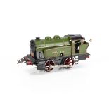 A French Hornby 0 Gauge clockwork No 1 Tank Locomotive, in 'NORD' lined green livery as no 2.051,