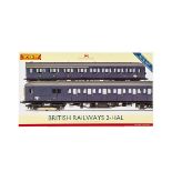 Hornby 00 Gauge R3177 British Railways 2-HAL Train Pack, comprising BR blue Driving Motor Brake