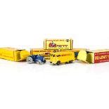 Hornby-Dublo 00 Gauge Dublo Dinky Toys Vehicles, 062 Singer Roadster, 063 Commer Van and 079 Lansing