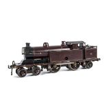 A Bing for Bassett-Lowke 0 Gauge clockwork LMS 4-4-2 Tank Locomotive, in lined LMS crimson as no