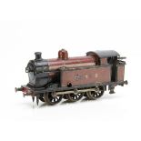 A MärklinTM1020 0 Gauge clockwork 0-6-0 Tank Locomotive, in lined LMS crimson (appears to be a