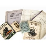 Railway Ephemera and Other Items, various items including 1849 indenture for the purchase of land in